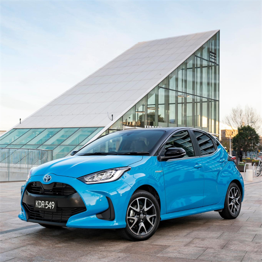 All-New Yaris ZR Hyrbid shown with optional two-tone roof